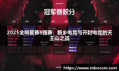 2025全明星赛8强赛：新乡电竞与开封电竞的天王山之战